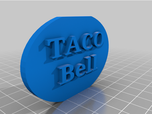 cheeseburger taco bell truc by hahaha 3d print model - Mito3D