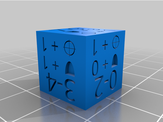 hex based giant robot game movement dice by terrisin 3d print model - Mito3D