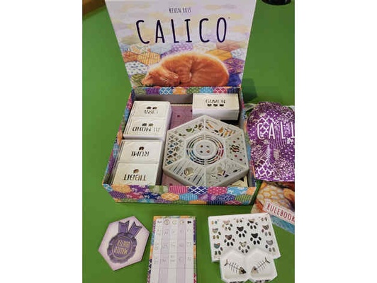 calico organizer by mrfufu board boardgame boardgames accessories inserts game games insert accessory box cat 3d print model - Mito3D