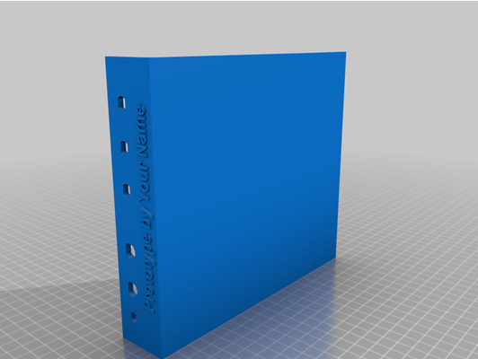 steckbrett montage system by abonnieren 3d print model - Mito3D