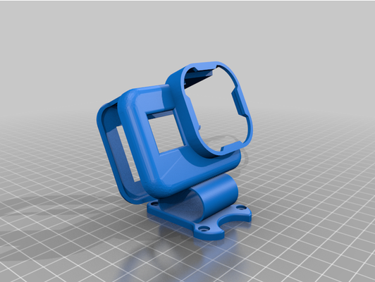 geprc mark 4 hd gopro hero 8 mount by darrencs 3d print model - Mito3D