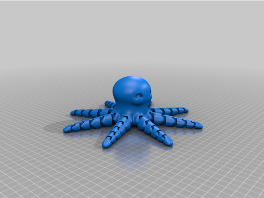 poulpe décalage bouton 8 1 5 by xopherniven 3d print model - Mito3D