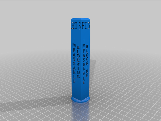 ht 5 engelleme duygusuz strateji işaretleyici by pugwhan malifaux strat minyatür 3d print model - Mito3D