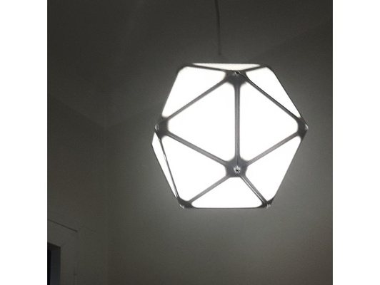 icosaedro lámpara sombra by jujumo pantalla 3d print model - Mito3D