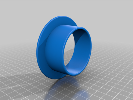 63mm 2 5 polvere tubo flessibile adattatore by stophdraws 3d print model - Mito3D