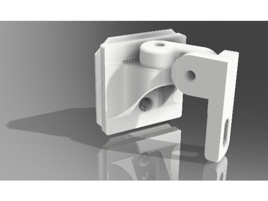 alto falante parede monte busch jaeger axcent quadro armação by ceibel 3d print model - Mito3D