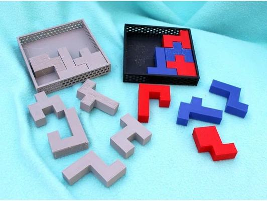 difficile piastrellatura puzzle suggerimento by pmows openscad 3d print model - Mito3D