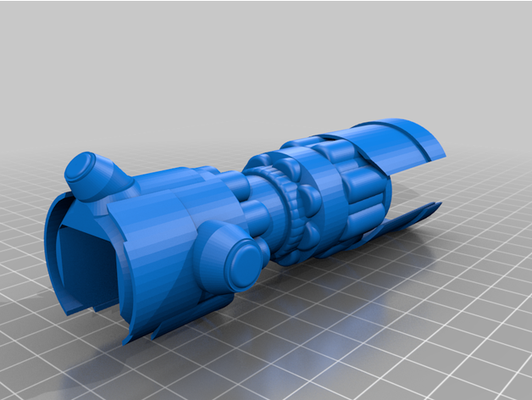 riot cannon siege earthrise megatron by derkaiserlebtewig 3d print model - Mito3D