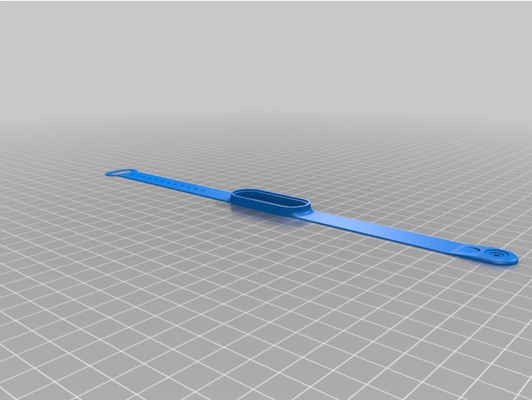 mi band 5 armband dicker verbinden by elektriker 3d print model - Mito3D