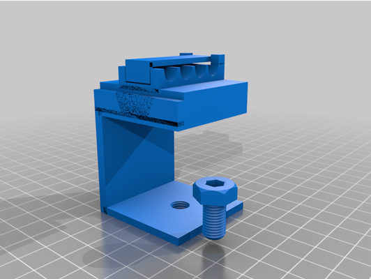 cable escritorio acortar by bloque ligero soporte administración organizador 3d print model - Mito3D