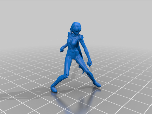 makoto queen persona 5 by irnkman 3d print model - Mito3D