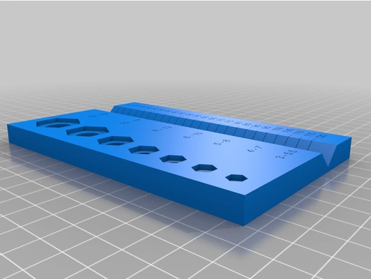 metrisch schraube spur by antologiko bolzen verhexen sechseckig messen nuss 3d print model - Mito3D