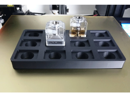 billet box compatible aio boro tank rack by pigeonprint bridge holder tray vape 3d print model - Mito3D