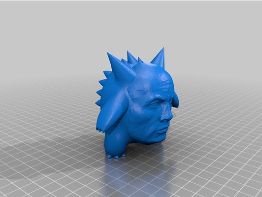 rock gengar by pokebob 3d print model - Mito3D