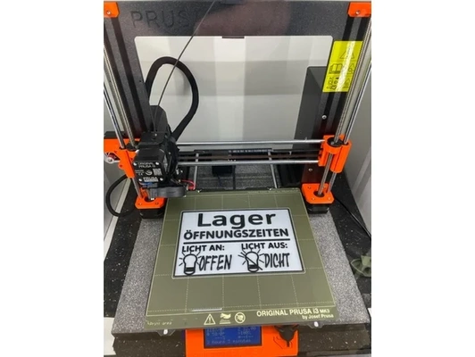 schild lager ffnungszeiten licht an offen aus dicht by digga79 firma lustig shield trschild 3d print model - Mito3D