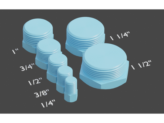 filettato spine by bullone pbswisstools vite filo zoll 3d print model - Mito3D