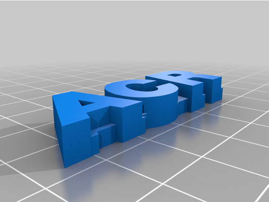 acr izostatik logo by emjay1980 3d print model - Mito3D