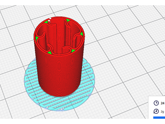 ağ a6 a8 doğrusal burç kedi pati by 4lenovreditel 3d print model - Mito3D