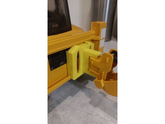 bruder jcb 5cx arm verbinder by rammsteinon traktor 3d print model - Mito3D