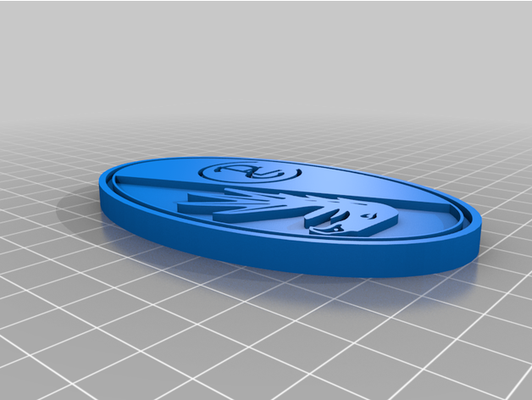 sc friburgo logo by stampariso bundesliga calcio ultra 3d print model - Mito3D