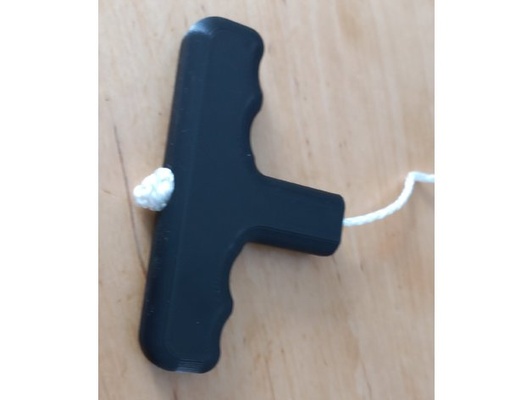 handle to attach a cord it by binominem 3d print model - Mito3D