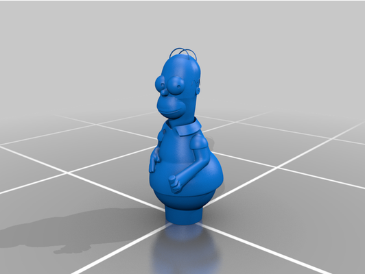 homer bira dokunmak by msashybear 3d print model - Mito3D