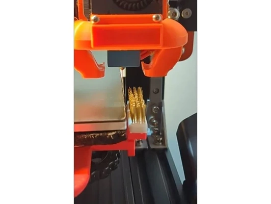 ender3 v2 auto nozzle cleaning by astronewby 235x235 ajustable ajuste automatic clean bed handle leveling prints creality ender 3 5 ender3pro ender3v2 pro filament anti ooze gcode heated marlin print threaded insert 3d print model - Mito3D