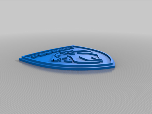 logotipo peugeot by cedro oko 3d print model - Mito3D