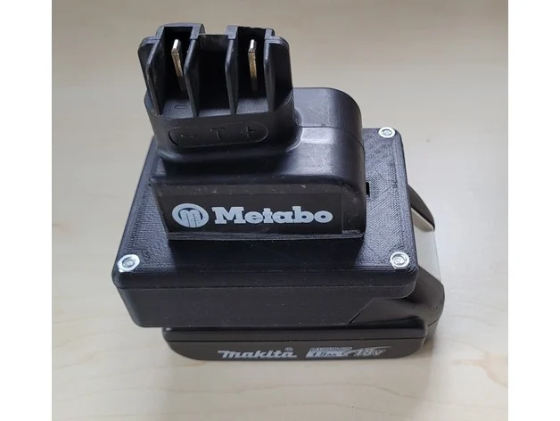 metabolik nicd 12v to makita li ion 18v lxt adaptör by cartman200044 pil matkap aslan 3D print model - Mito3D