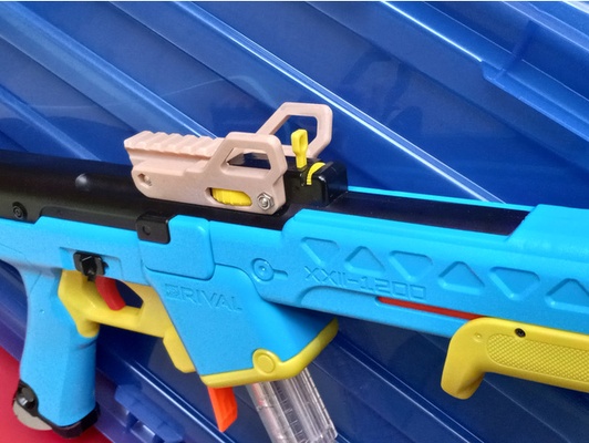 nerf rakip yol bulucu xxii 1200 picatinny demiryolu optik binmek by gelişigüzel adlandırılmış mod 3d print model - Mito3D