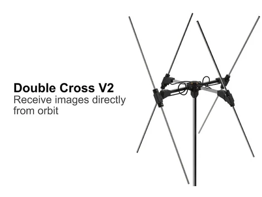 duplo cruz v2 137mhz antena to receber imagens noaa clima satélites by evadir circular polarizado link descendente presunto rádio 3d print model - Mito3D