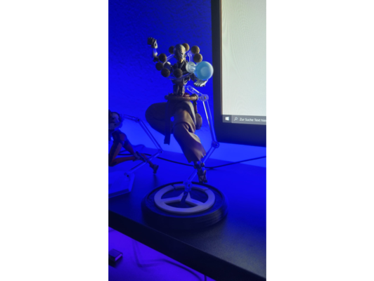 overwatch figma supporter by ricanementblanc base figures jeu assiette jouets zenyatta 3d print model - Mito3D