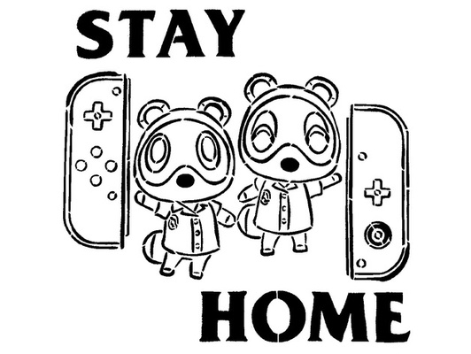 animale attraversamento stencil 2 by longquan animali nintendo angolo super tomnook tom 3d print model - Mito3D