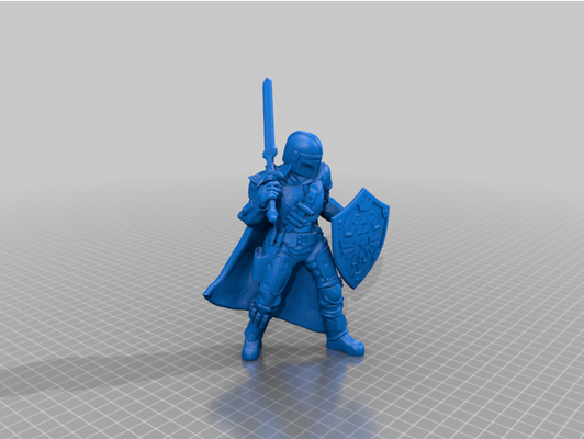 efsane of mando by angelvill31 3d print model - Mito3D