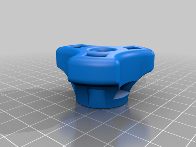 drehknopf m8 by paku ia drehknauf gewinde knob mutter 3D print model - Mito3D