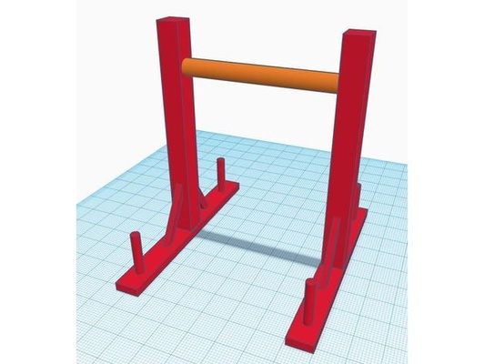 boyunduruk raf by krisnupp egzersiz güçlendirici güçlü adam ağırlık kaldırma taşımak 3d print model - Mito3D