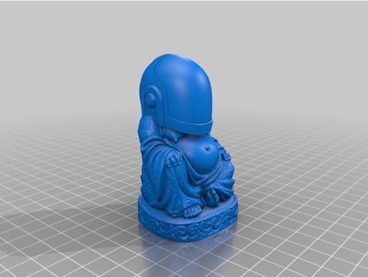 hotei aptal punk by krlozwaffles666 buda daft punk fanart müzik 3d print model - Mito3D