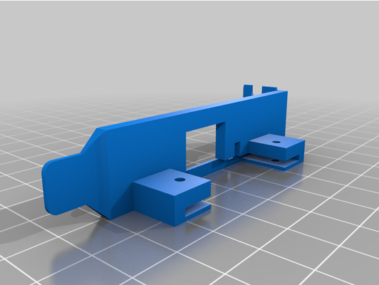 netzwerk adapter profil halterung by abonnieren 3d print model - Mito3D