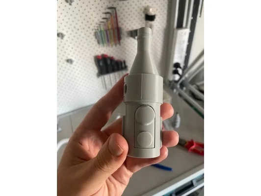 dyson to cpap tubo adaptador v8 estilo rápido desconectar by chica 3d print model - Mito3D