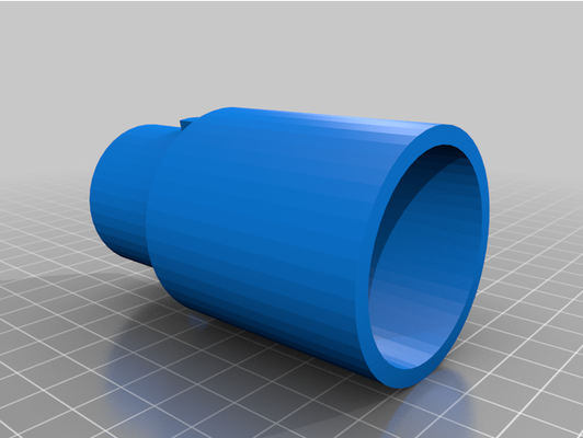 genesis cyclovac vacuum - hose adapter motor by lou84 3d print model - Mito3D