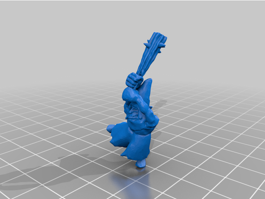 lutin clubber by solutions personnalisées 3d print model - Mito3D