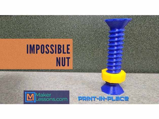 impossibile noce by maker agitarsi filatore giocattolo filo discussioni 3d print model - Mito3D