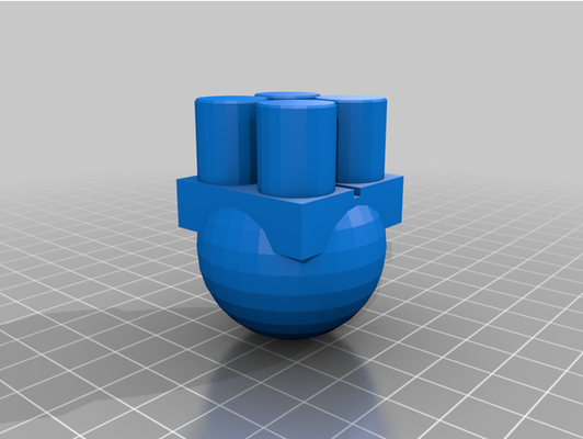 lego duplo compatible lampe led by lyrique 3d print model - Mito3D