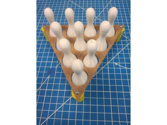 table bowling mesa by double coupe laser 3d print model - Mito3D