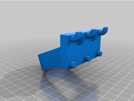 ir thermometer pegboard holster by jgutz20 infrared mount holder 3d print model - Mito3D