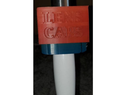 telescope cap holder by kedennis182 72mm lens skywatcher 72ed 3d print model - Mito3D