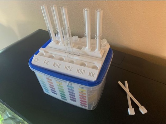 api tube holder v3 profile remix by mogg851 aquarium fish tank test rack water testing 3d print model - Mito3D