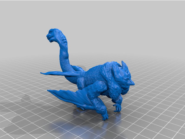 monster hunter mini - bishaten by z3brim2011 monsterhunter 3D print model - Mito3D