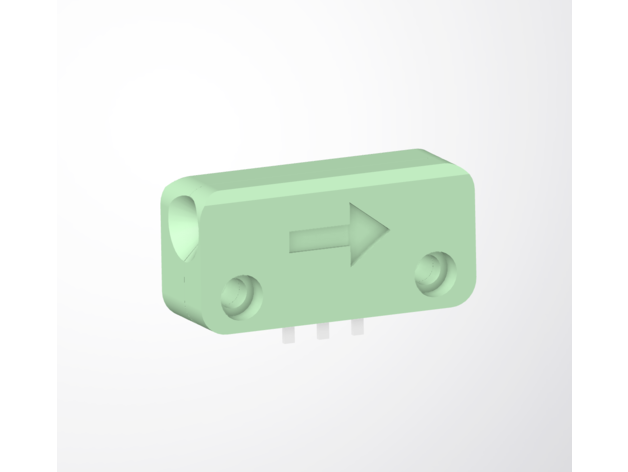 nano filament runout sensor by glitzville 3D print model - Mito3D