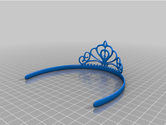 tiara by ftftft kids toy 3d print model - Mito3D